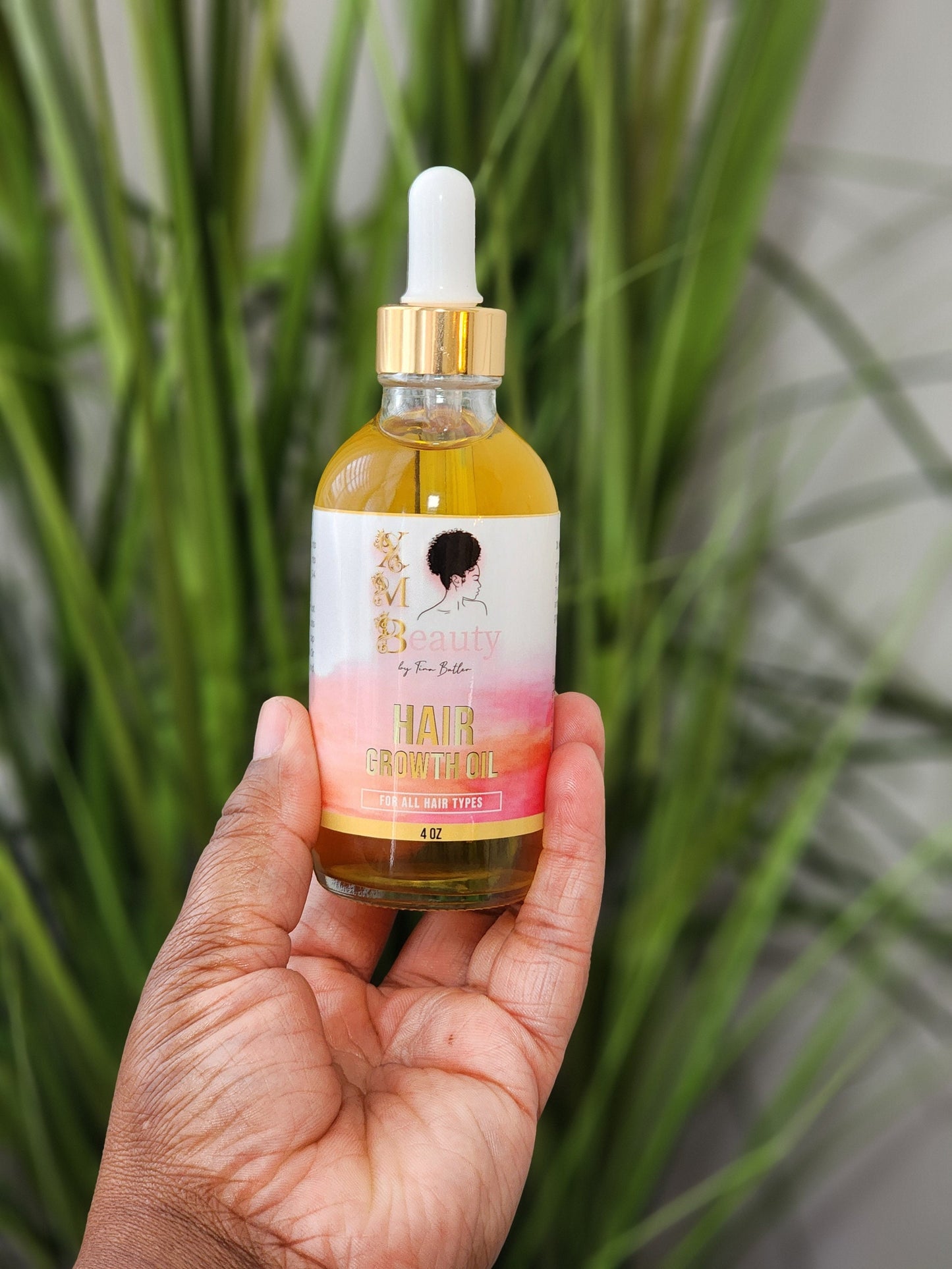 Natural Hair growth oil & Leave-in conditioner bundle, hair oil, curly hair, postpartum hair loss treatment, mommy makeover, moisturizing.