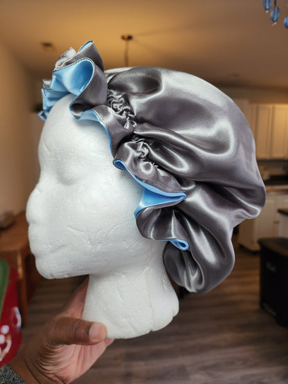 Toddler satin bonnet