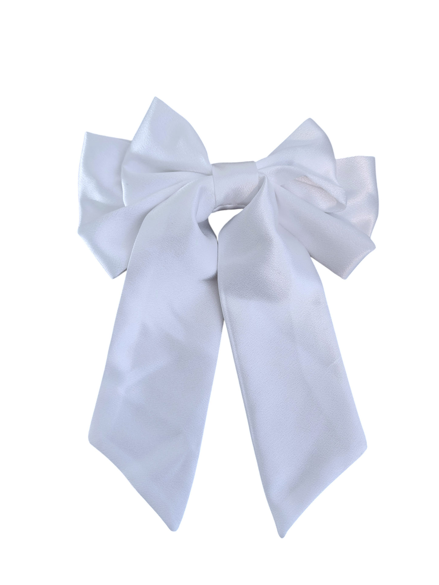 Long tail satin bow