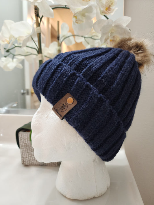 Satin-lined beanie