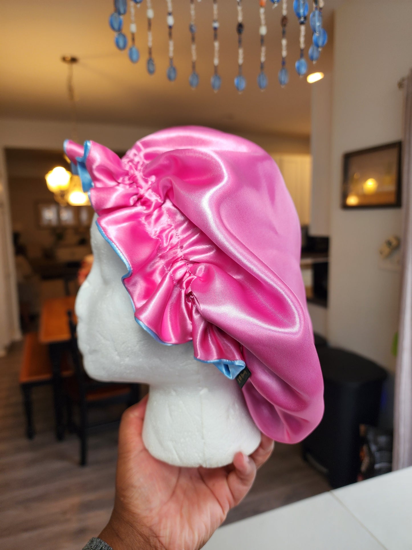 Toddler satin bonnet