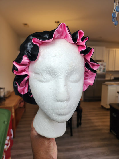 Toddler satin bonnet