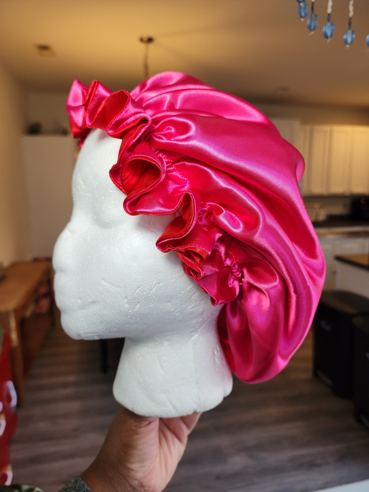 Toddler satin bonnet