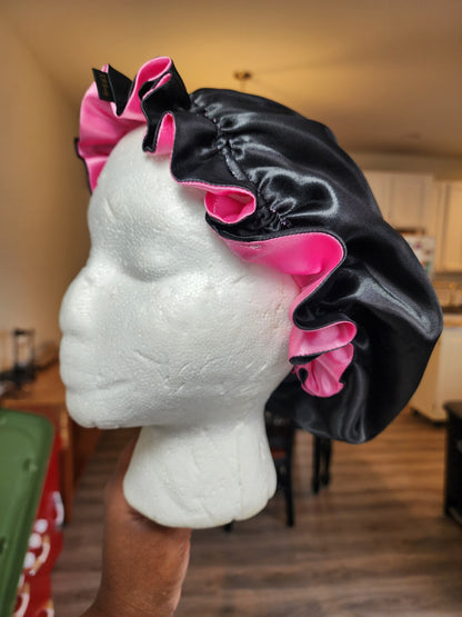 Toddler satin bonnet