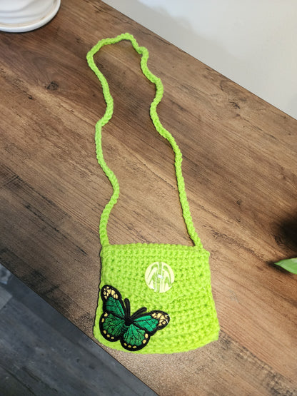 Children crochet purse