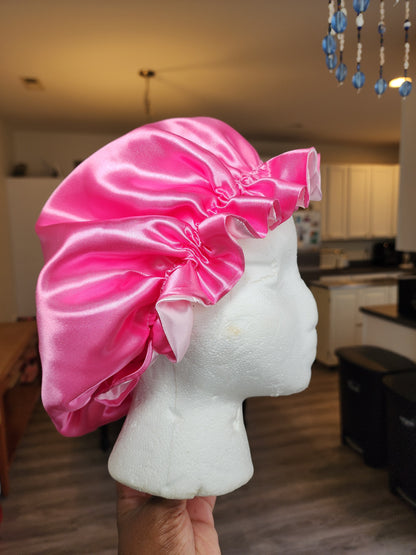 Toddler satin bonnet