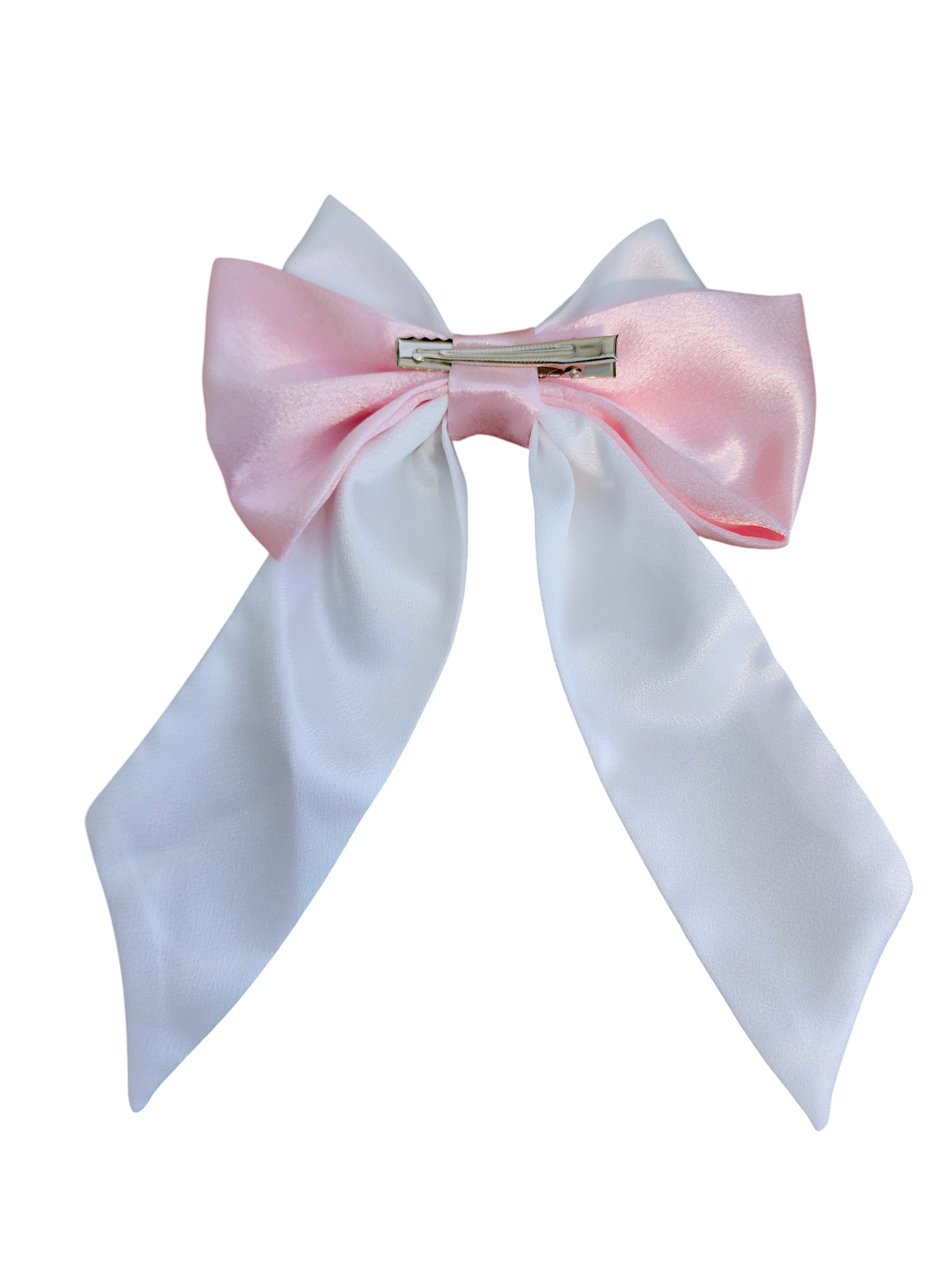 Long tail satin bow