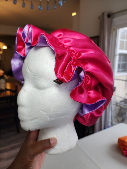 Toddler satin bonnet