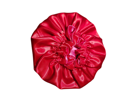 Toddler satin bonnet