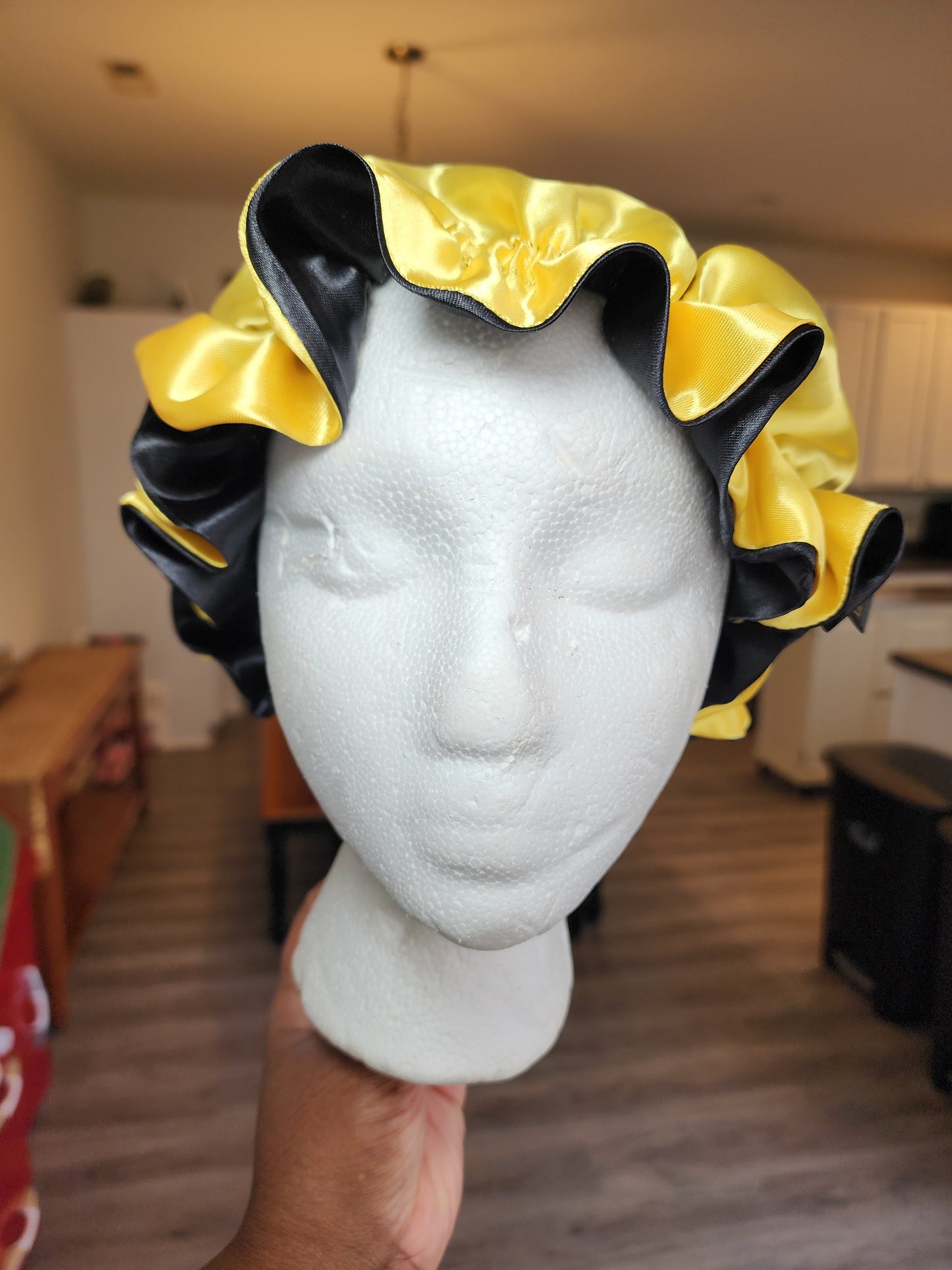 Toddler satin bonnet