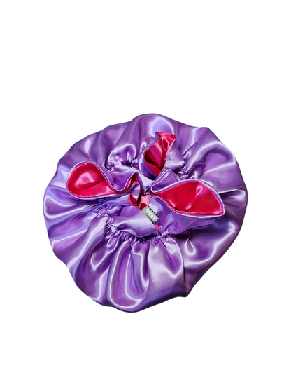 Toddler satin bonnet