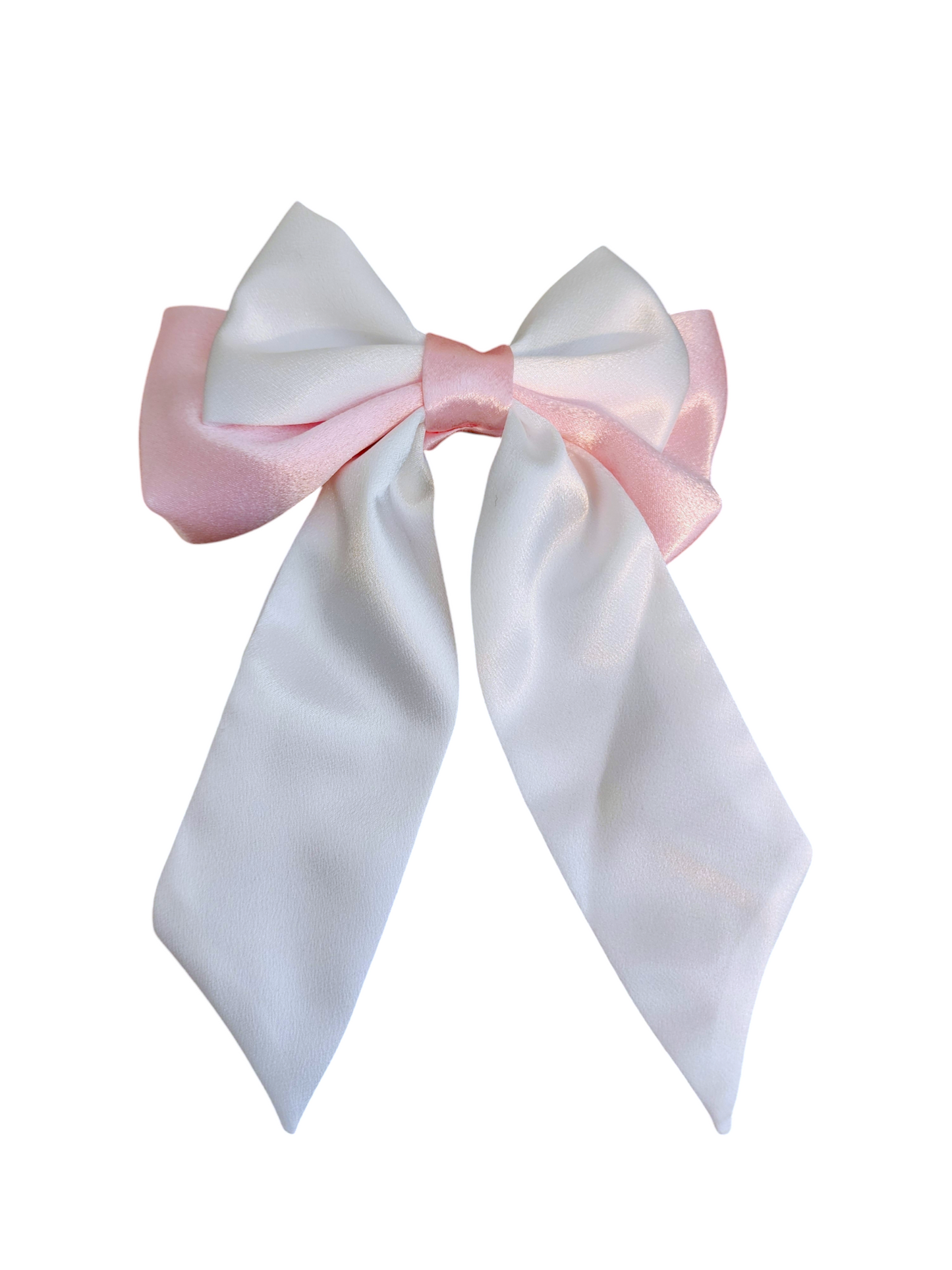 Long tail satin bow