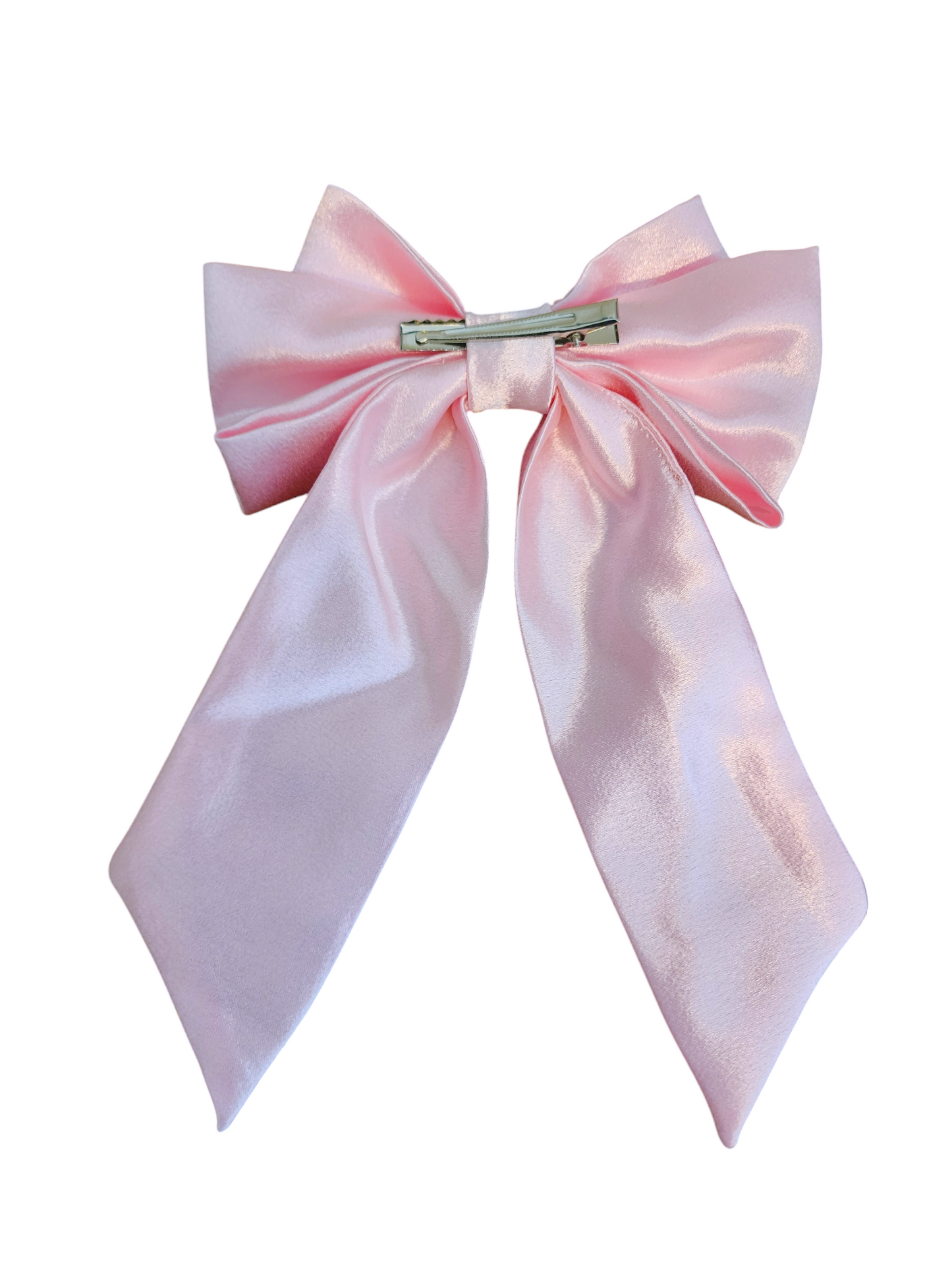 Long tail satin bow