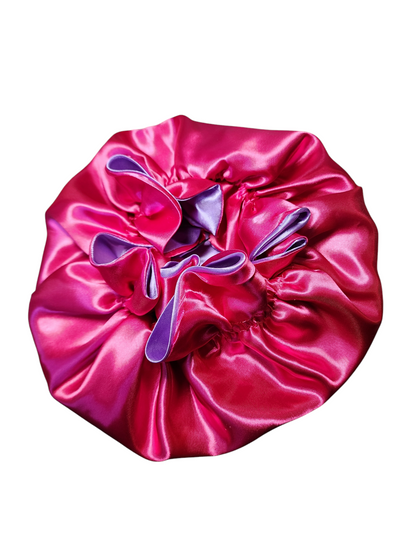 Toddler satin bonnet