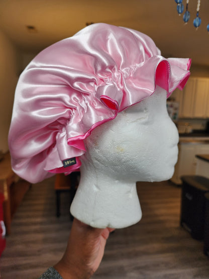 Toddler satin bonnet