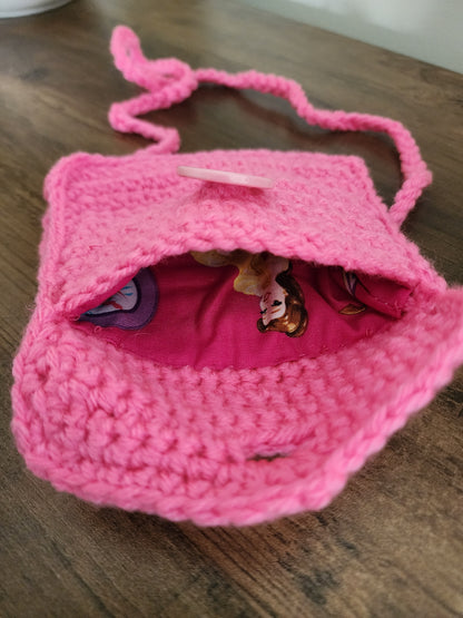 Children crochet purse