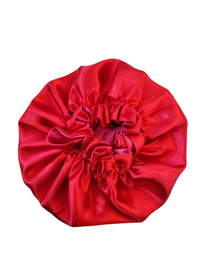 Toddler satin bonnet