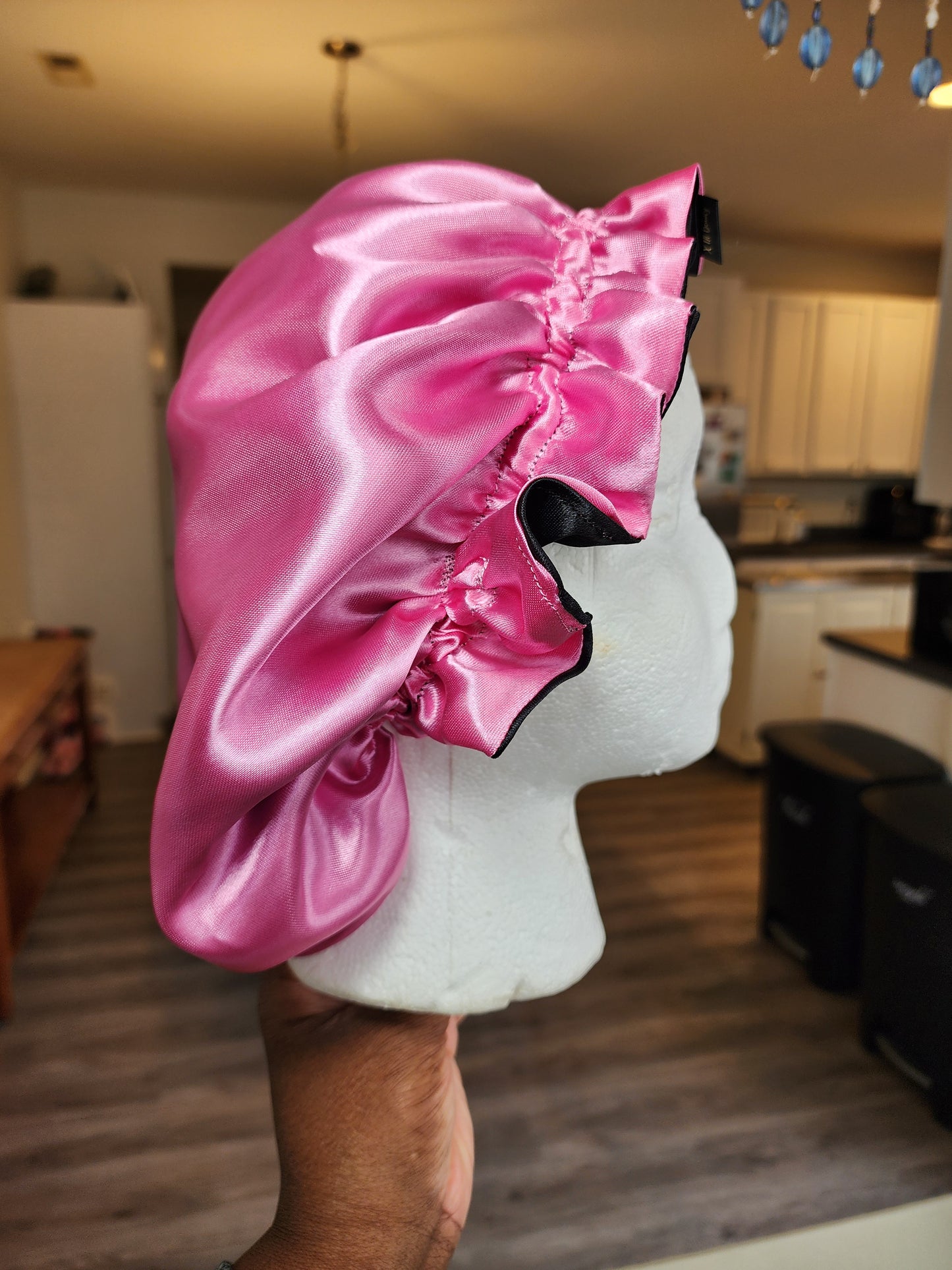 Toddler satin bonnet