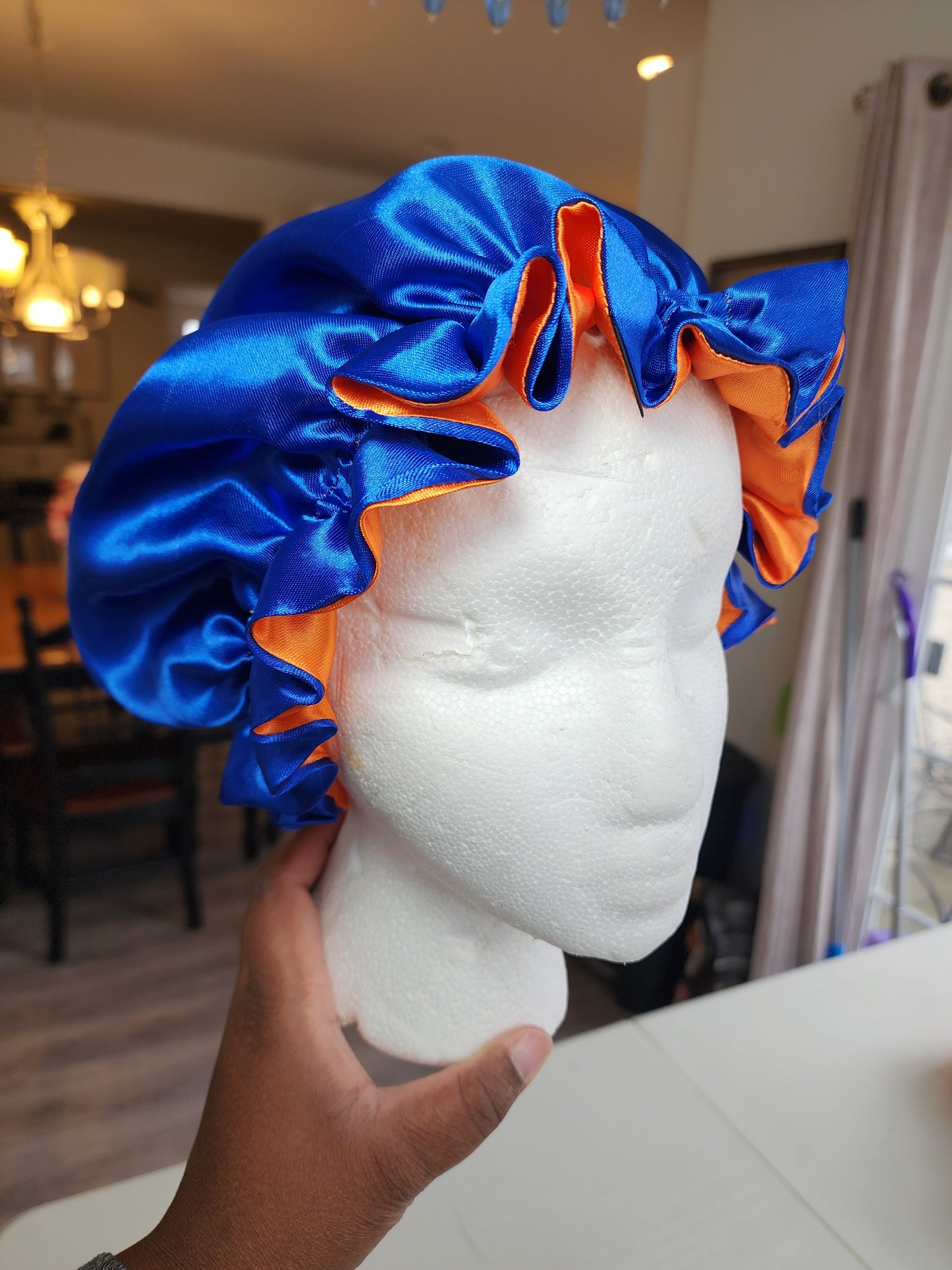 Toddler satin bonnet