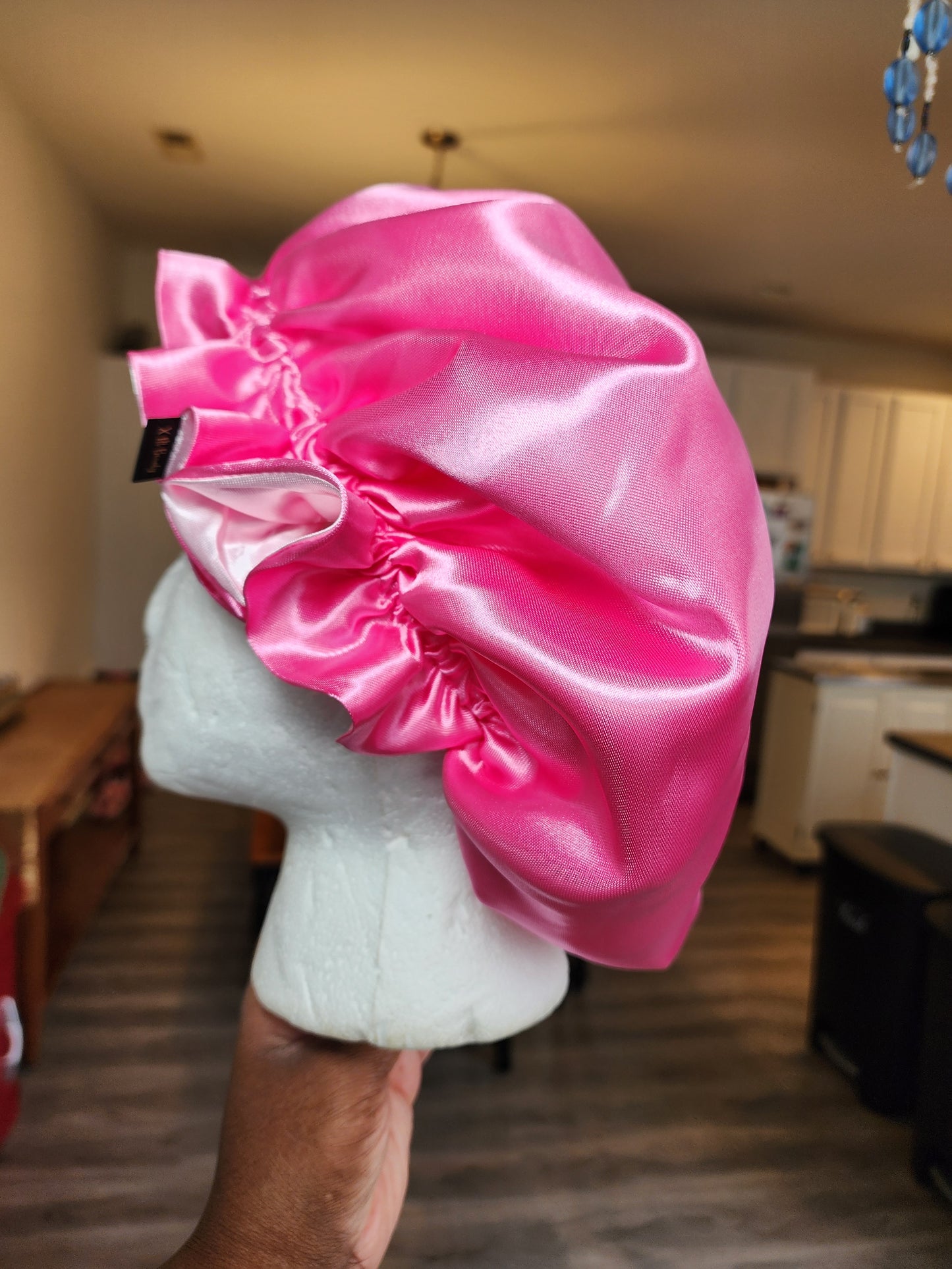 Toddler satin bonnet