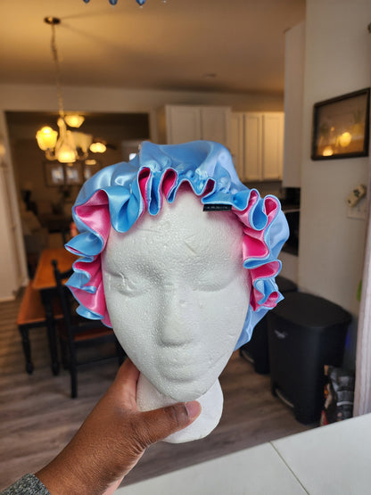 Toddler satin bonnet