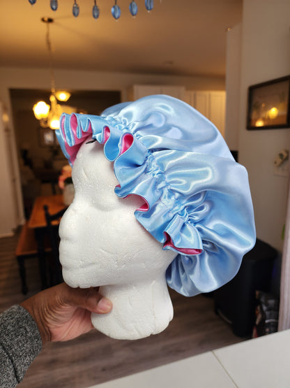 Toddler satin bonnet