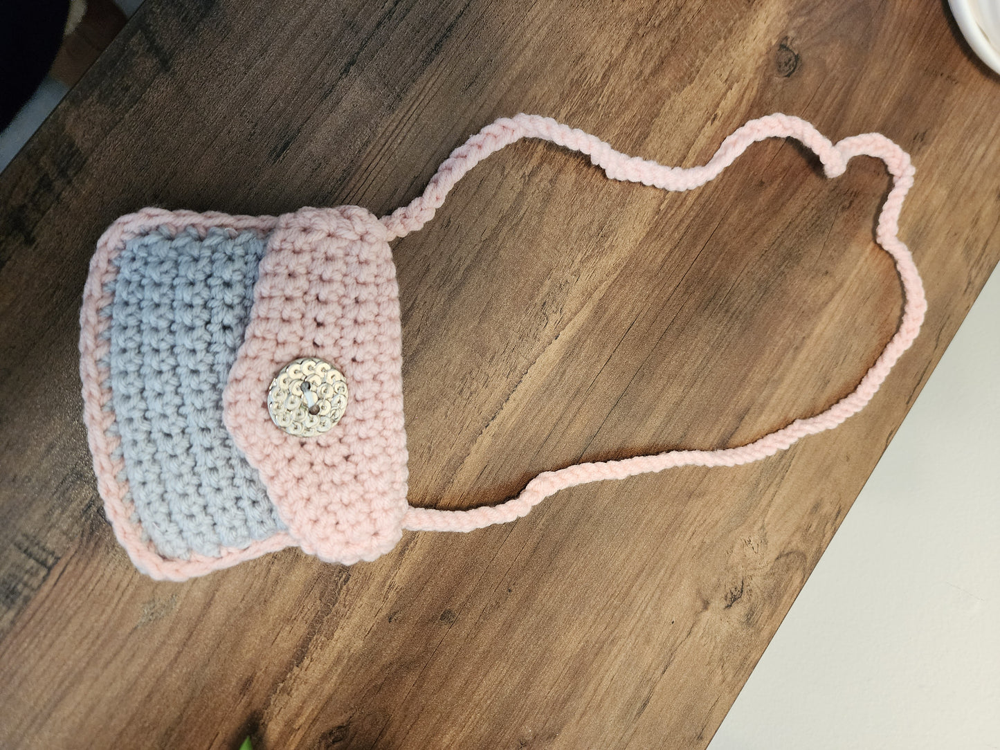 Children crochet purse