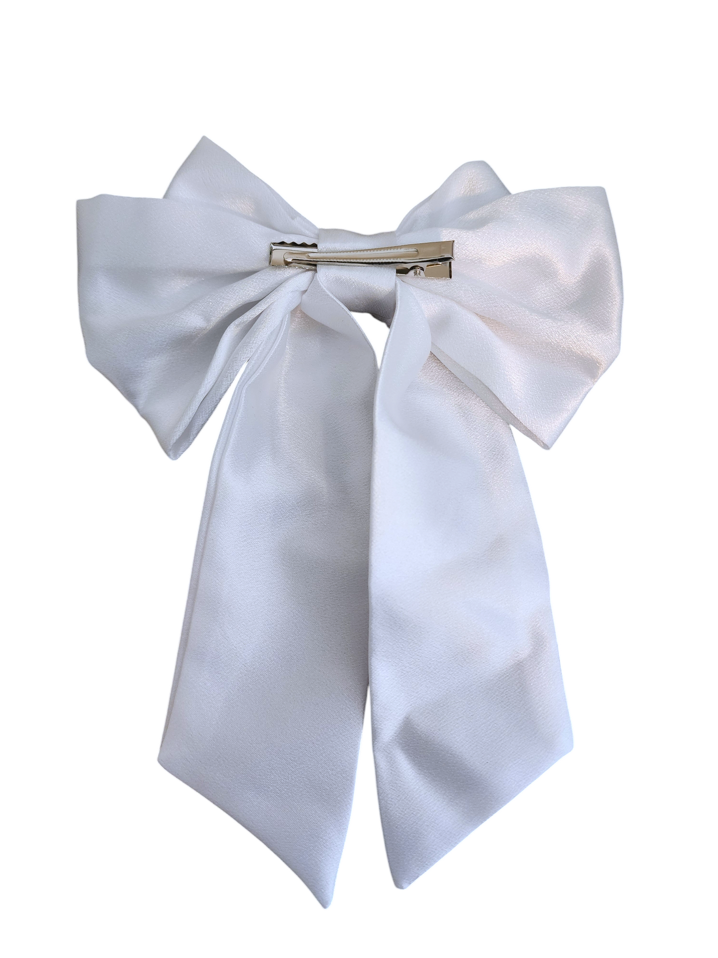 Long tail satin bow