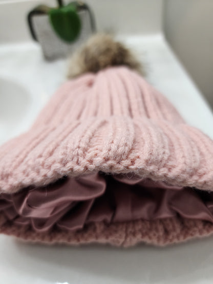 Satin-lined beanie